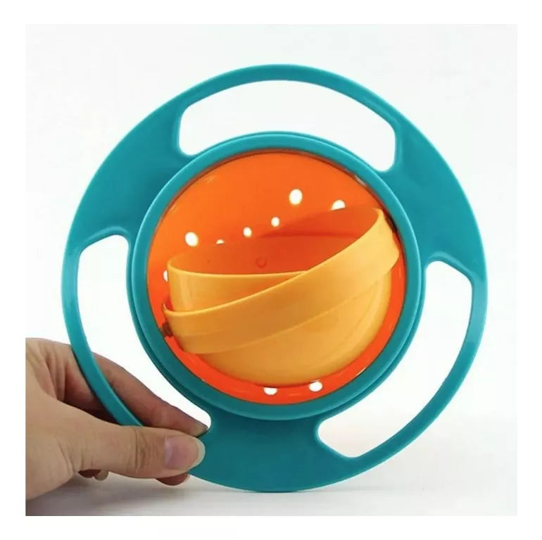 🍽️ Plato Bowl 360° Antiderrame para Bebé – Comidas Divertidas y Sin Regueros 🌀👶