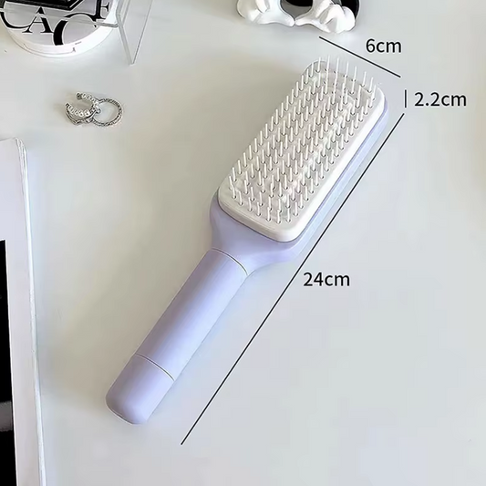 🌀 Cepillo Autolimpiante gira, limpia y listo 💖 – Masajeador de Cuero Cabelludo