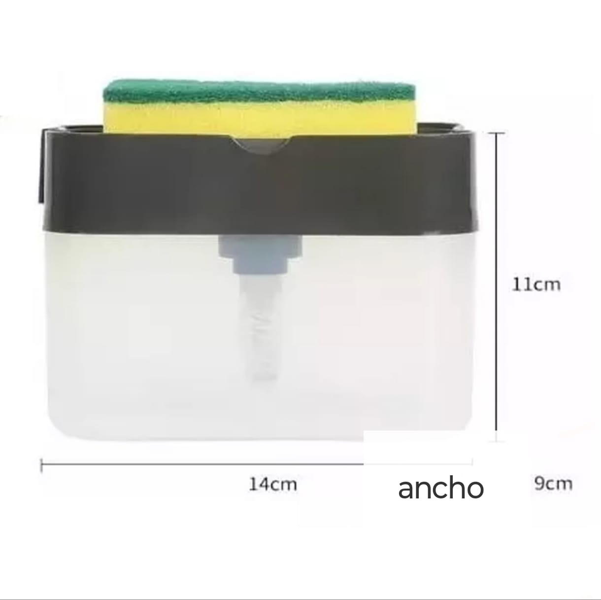 💧 Dispensador de Jabón 2 en 1 con Soporte para Esponja 🧽✨
