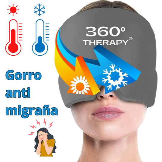 🧊🔥 Gorro Terapéutico de Gel 360° – Alivio para migraña y estrés 💆‍♀️✨