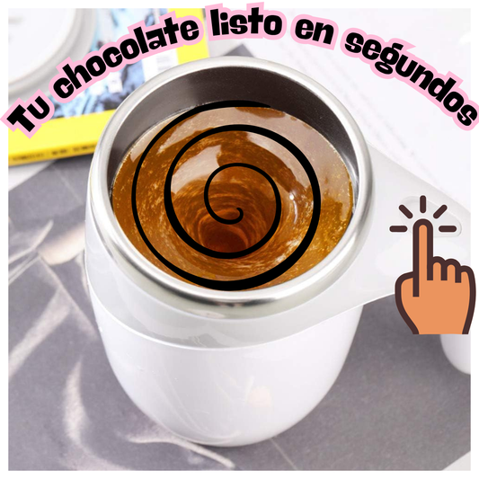 🌀 Taza Batidora Térmica – Mezcla al Instante