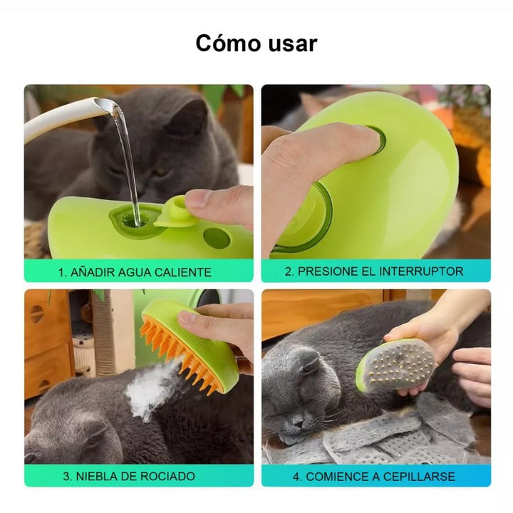 Cepillo Vaporizador™  para  mascotas