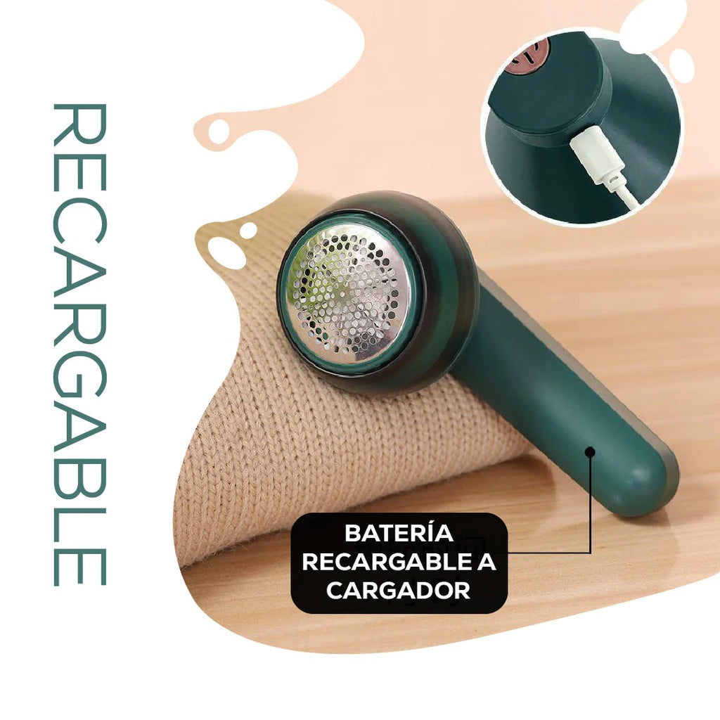 🧥 Quita Pelusas Recargable Verde – ¡No lo quieres, lo necesitas! ✨